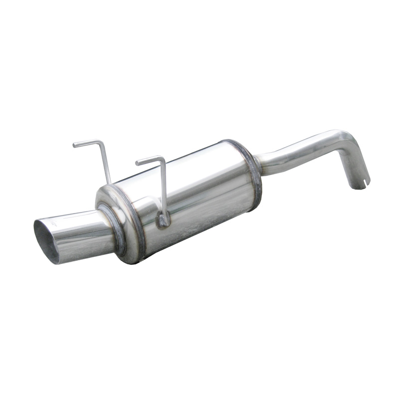 100% Inox Sport Exhaust  Fiat 500 1.4 16V 100hp 2007- Ø 48 1x90mm Rally
