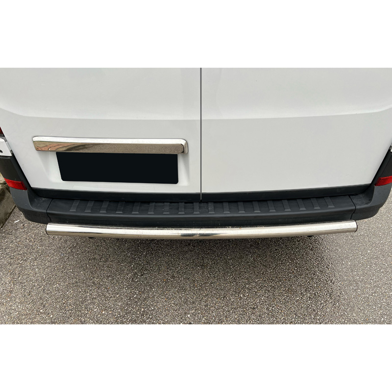 Achterbumper beschermlijst  Volkswagen Crafter MK2 2016- & MAN TGE MK1 PreFacelift 2016- - Matzwart