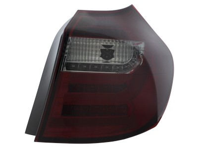 Achterlichten BMW E87/E81 Tube LED rood/smoke 04-07