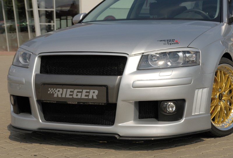 Frontbumper Carbon-Look Audi A3 8P R-frame SRA Rieger