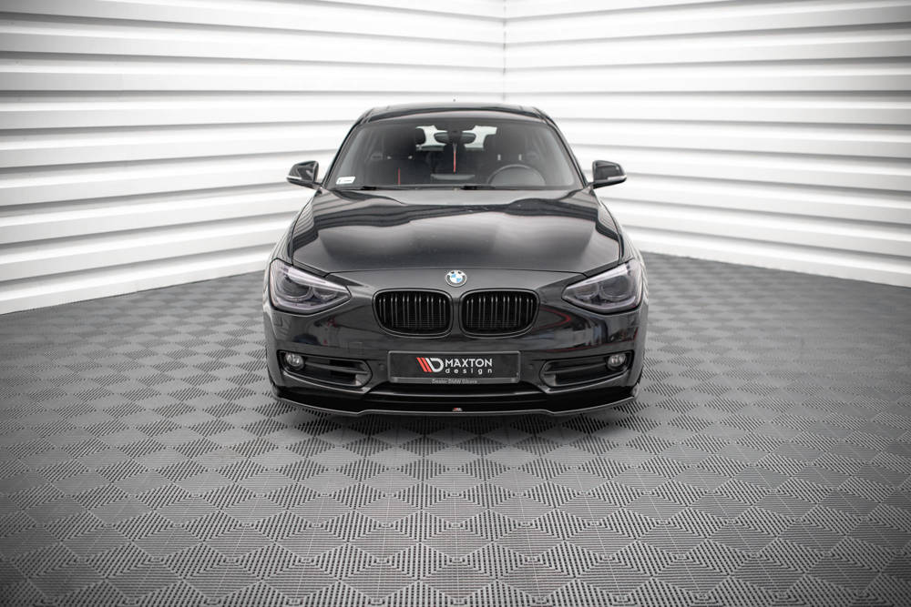 Voorspoiler BMW 1-Serie F20 Maxton Glans Zwart