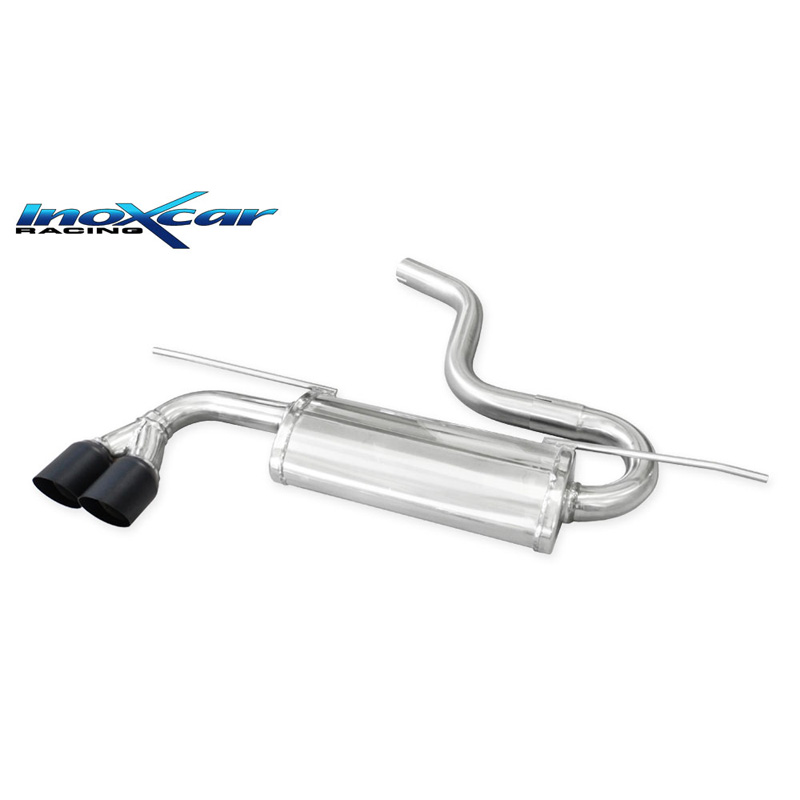 100% Inox Double sport exhaust  Volkswagen Golf VII 2.0 GTD 184HP 2012- 2019 2x80mm Ceramic Black