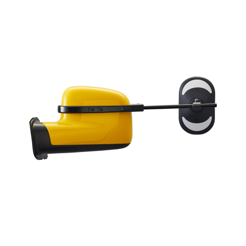 Set Emuk Caravanspiegels  Volkswagen Transporter T5 2003-2009 & Caddy 2003-2015 (ASymmetrische spiegels)