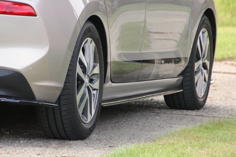 Zijskirts Diffusers Hyundai i30 MK3 Hatchback Glanzend Zwart