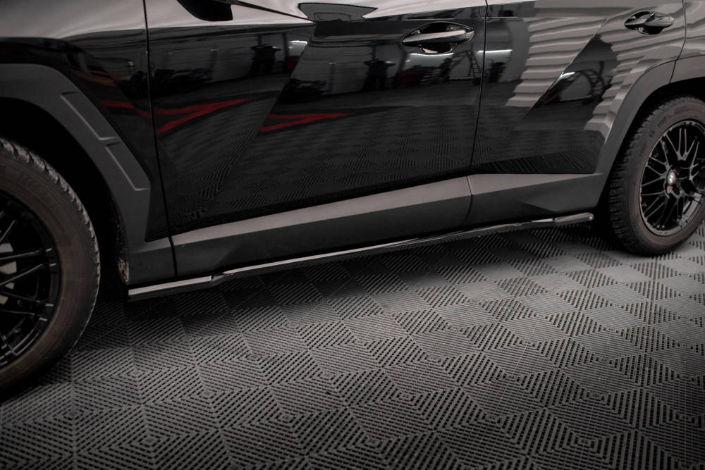 Zijskirts Hyundai Tucson Mk4 2020 -  Maxton Glans Zwart