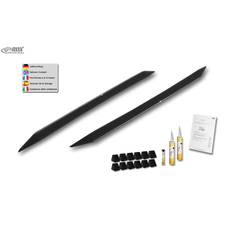 Side skirts  Audi TT (FV3) 2014-2018 & FL 2018- 'Slim' (ABS)