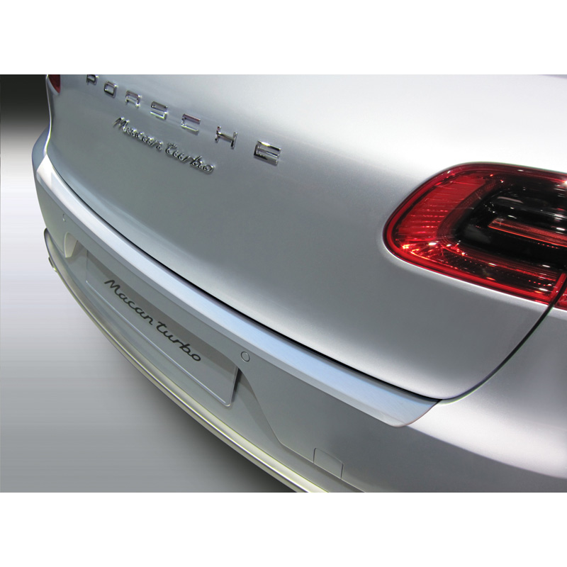 ABS Rear bumper protector  Porsche Macan 4/2014- 'Brushed Alu' Look