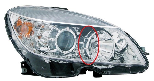 Koplamp rechts W204 07-09.07 BOSCH