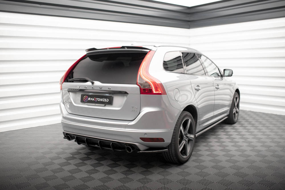 Zijdiffusers Volvo XC60 R-Design Facelift 2013 - 2017 Maxton Glans Zwart