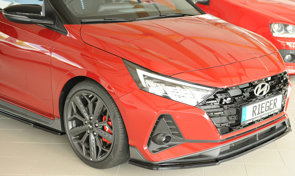 Voorspoiler Hyundai i20N Glans zwart