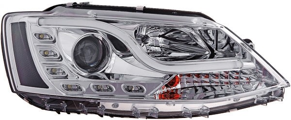 Koplampen VW Jetta DRL Chroom
