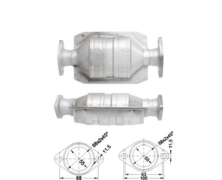 Toyota CARINA 1.6i 16V 1588 cc 66 Kw / 90 cv 4AFE Magnaflow CAT
