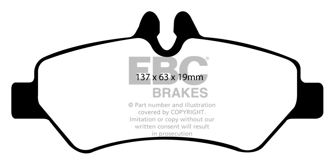 EBC Brakes MERCEDES BEDRIJFSWAGEN Sprinter 319D 3.0 TD 2009-.. R