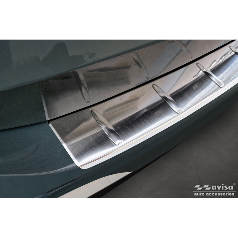 Stainless Steel Rear bumper protector  Volkswagen Tiguan (CT1) 2024- 'Ribs'