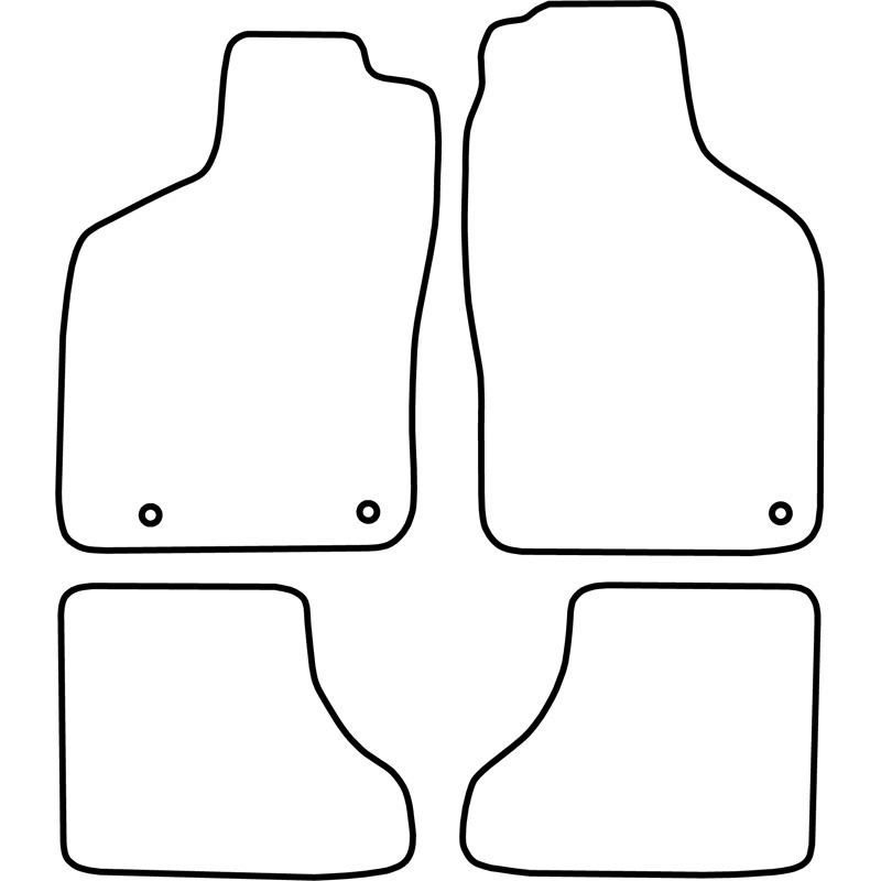Set velour car mats  Saab 9-3 1998-2003