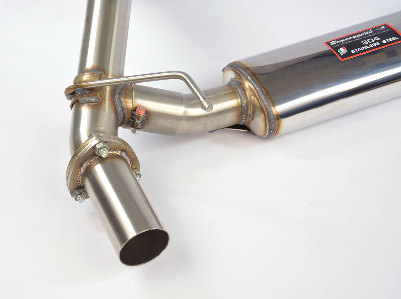 695 ABARTH 1.4T "Edizione Maserati" (180 Hp) (Ø65 with valve) 2012 Rear exhaust right - left