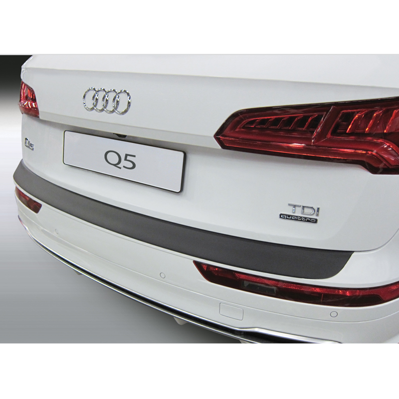 ABS Rear bumper protector  Audi Q5 & SQ5 II 2017- & Facelift 2020- Black