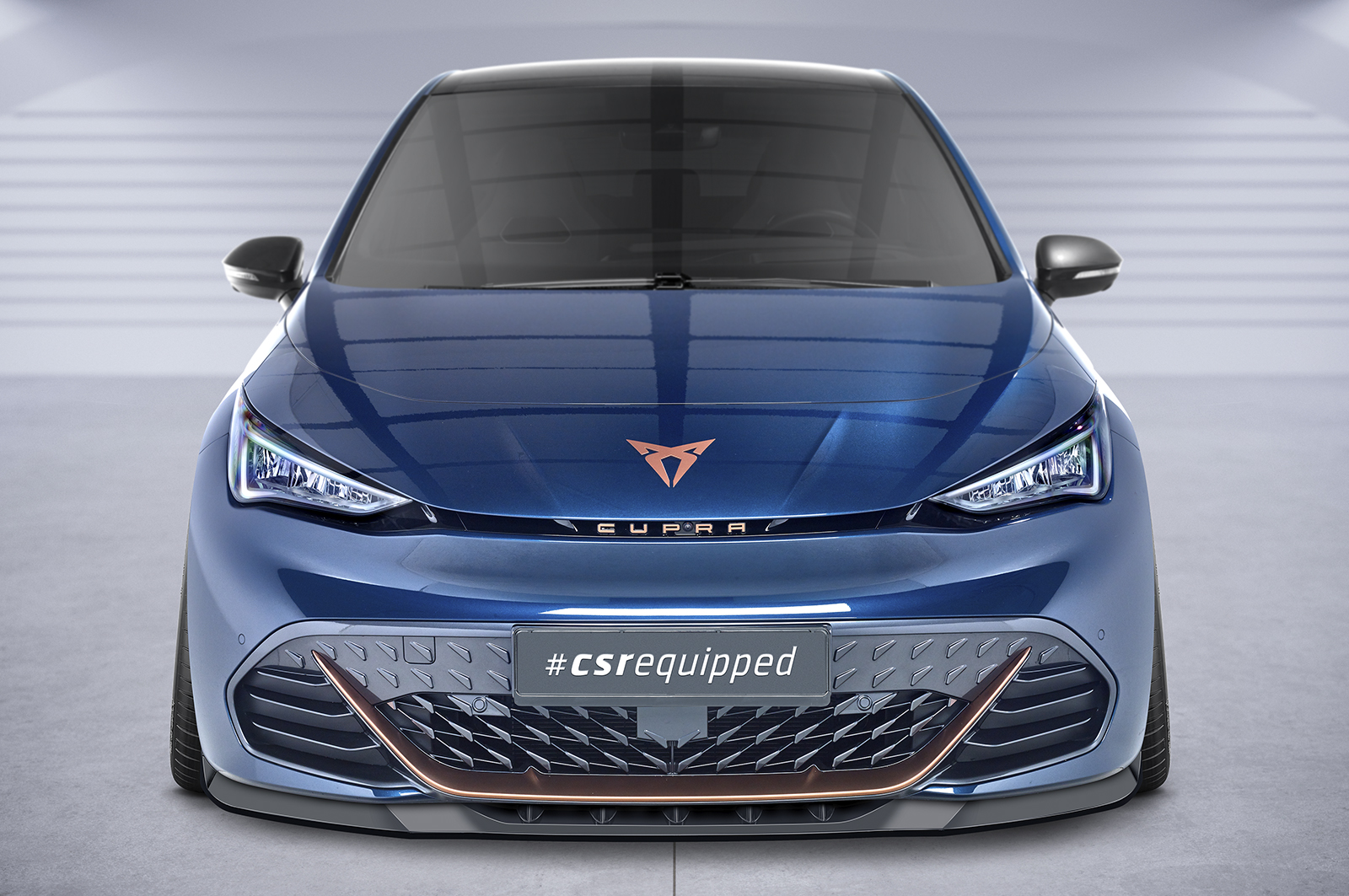 Voorspoiler Cupra Born CSR Glans Zwart