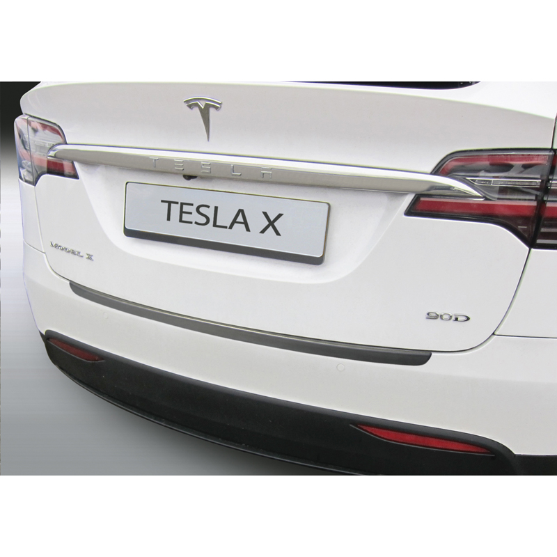 ABS Achterbumper beschermlijst  Tesla Model X 2016- Zwart