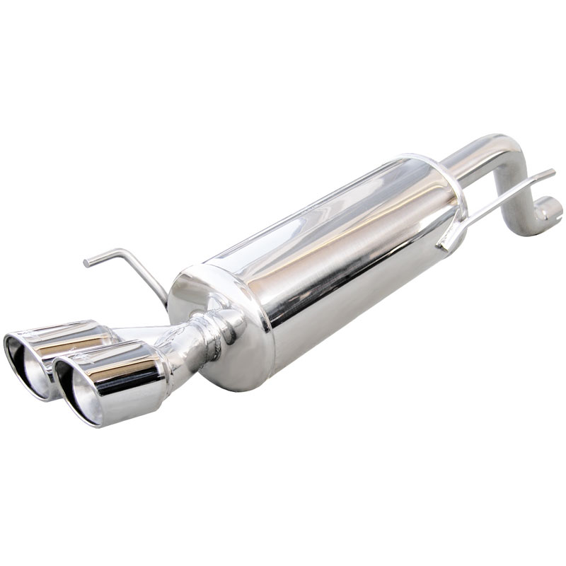 100% Inox Sport Exhaust  Fiat Grande Punto 1.4 T-Jet (155HP) 2007- 2x76mm X-Race (Ø55mm)