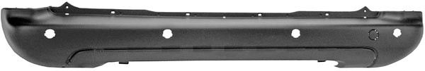 AchterBumper BERLINGO, 08->> ZWART met PDC ,