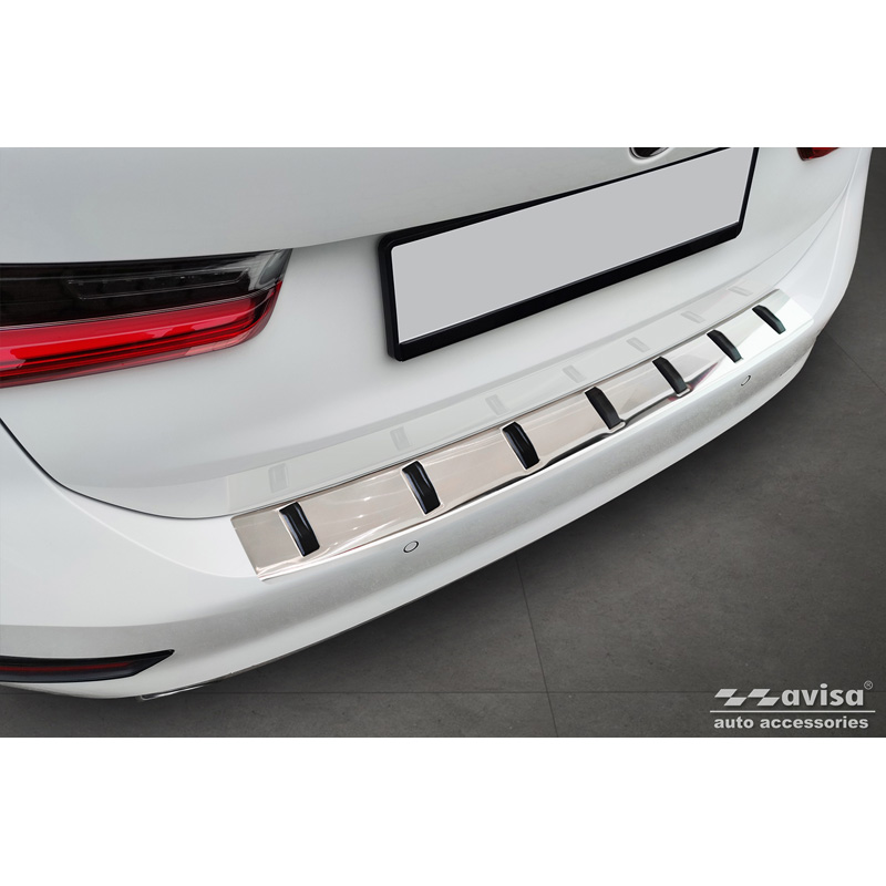 Stainless Steel Rear bumper protector  BMW 3 Series (G21) Touring 2019-2022 'STRONG EDITION'