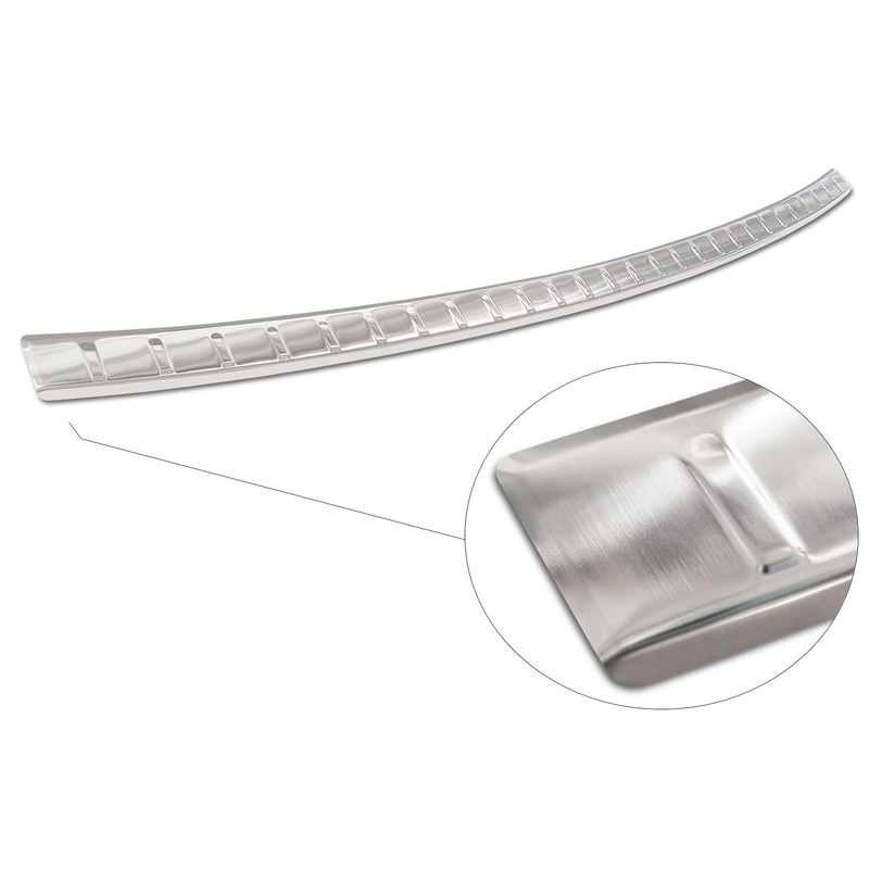 Stainless Steel Rear bumper protector  Audi A6 Allroad 2011-2018 'Ribs'