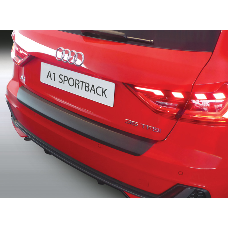 ABS Rear bumper protector  Audi A1 (GB) Sportback S-Line 2018- Black