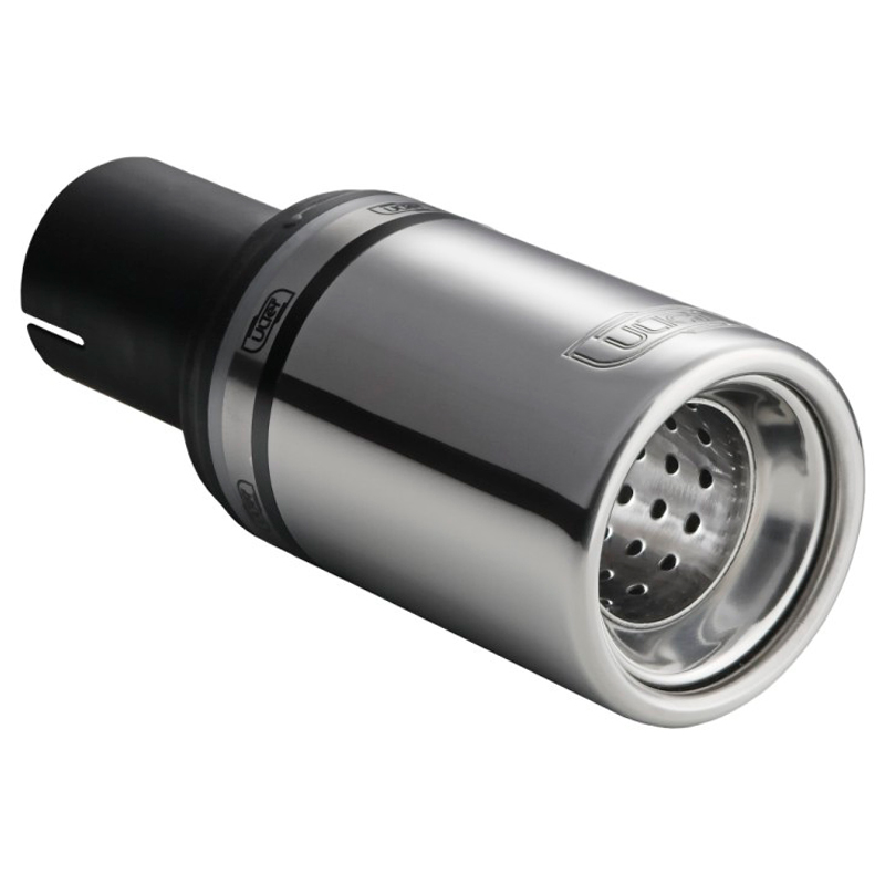 Ulter Sport Uitlaatsierstuk - Rond Ø80mm - Lengte 80mm - Montage ->50mm - RVS