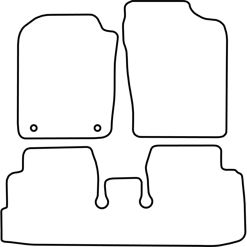 Automatten  Daihatsu Cuore 2007-2013