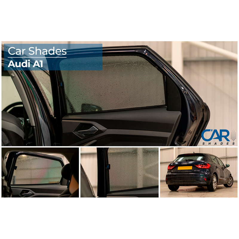 Set Car Shades (rear side doors)  Audi A1 Sportback (GBA) 2018- & City Carver (GBH) 2019- (2-pieces)