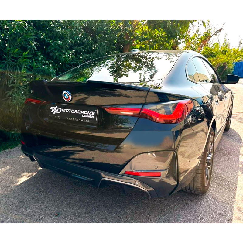 Trunk spoiler lip  BMW i4 G26 Sedan 2021- (PU)
