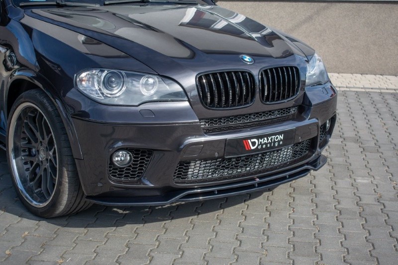 Voorspoiler BMW X5 E70 Facelift M-Pack Glanzend Zwart