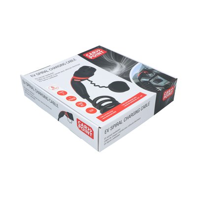 Carpoint Spiraal Laadkabel Elektrische Auto Type2>2 32A 1ph 6 meter