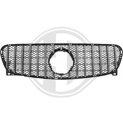 Grill Mercedes GLA X156 13-16 Glans Zwart/Chroom