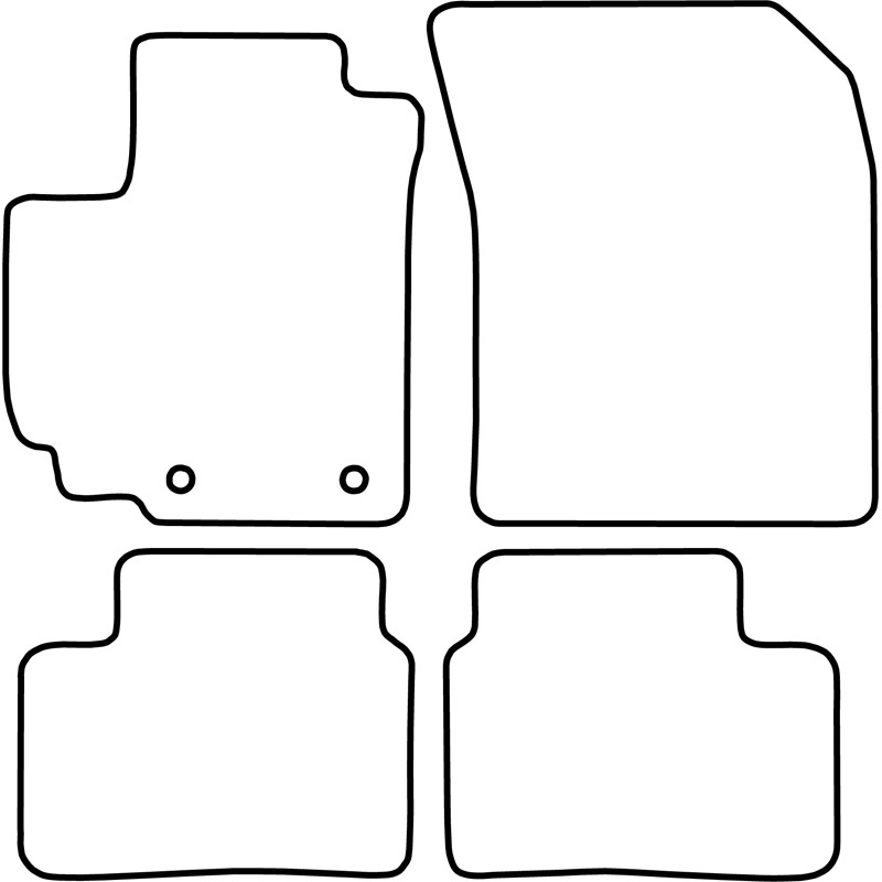 Set velour car mats  Suzuki Swift 2010-