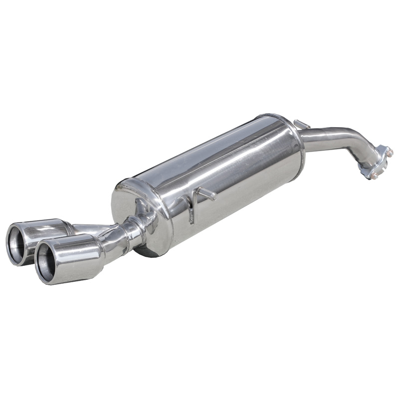 100% Inox Sport Exhaust  Peugeot 208 1.6 16v Turbo GTi (200HP) 2013- 2x80mm