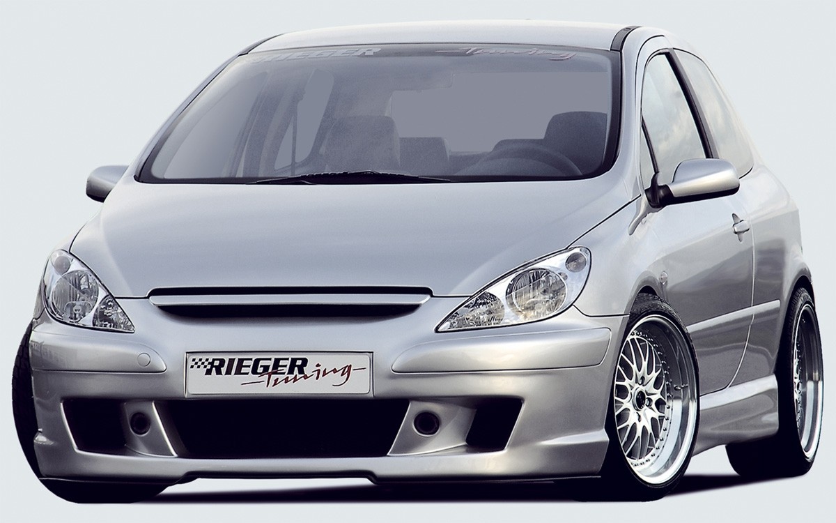 Frontbumper met geïntegreerde without embleem Peugeot 307 Rieger