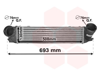 INTERCOOLER 335 D 508x130x110 BMW3(E90)335D/X1(E84)25D