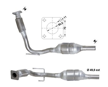 Seat AROSA 1.7D SDi 1716 cc 44 Kw / 60 cv AKU Magnaflow CAT Bouw