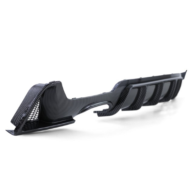 Diffusor BMW 4-serie F32 / F36 2013- Carbon Look M-Pakket Dubbel Links
