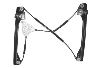 raammechanisme, 3 drs, zonder motor, links VW Polo, 2001-2005