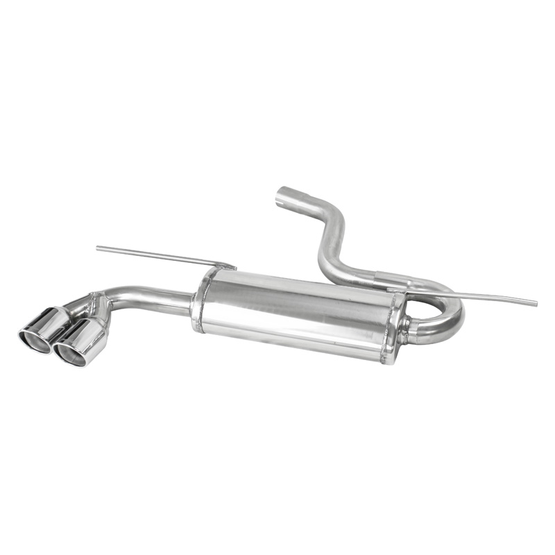 100% Inox Sport Exhaust  Volkswagen Golf VII 1.4 TSI 140-150hp 2013- 2x80mm X-Race