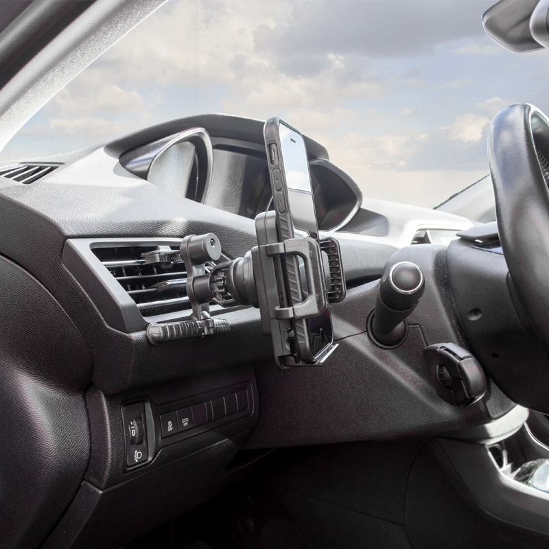 Universal Smartphone Holder with air vent mounting 50-100mm