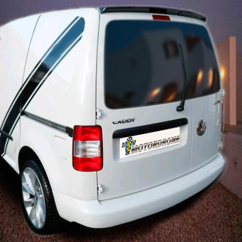 Roof spoiler  Volkswagen Caddy 2004-2015 & 2015-2020 (with 2 rear doors) (PU)