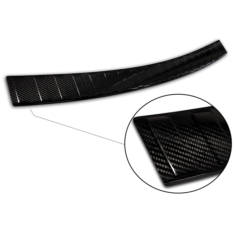Echt 3D Carbon Achterbumperprotector  Seat Alhambra 2010- 'Ribs'