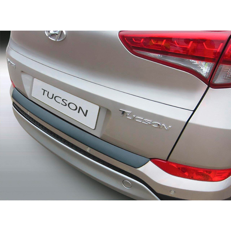 ABS Rear bumper protector  Hyundai Tucson 8/2015-6/2018 Black