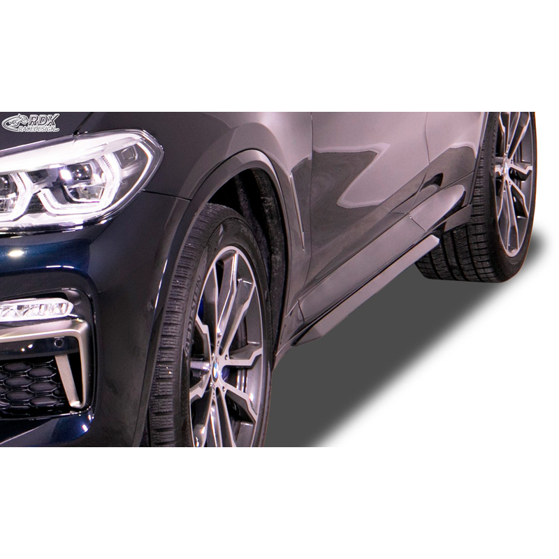 Side skirts 'Slim'  BMW X3 (G01) 2017- & X4 (G02) 2018- (ABS glossy black)