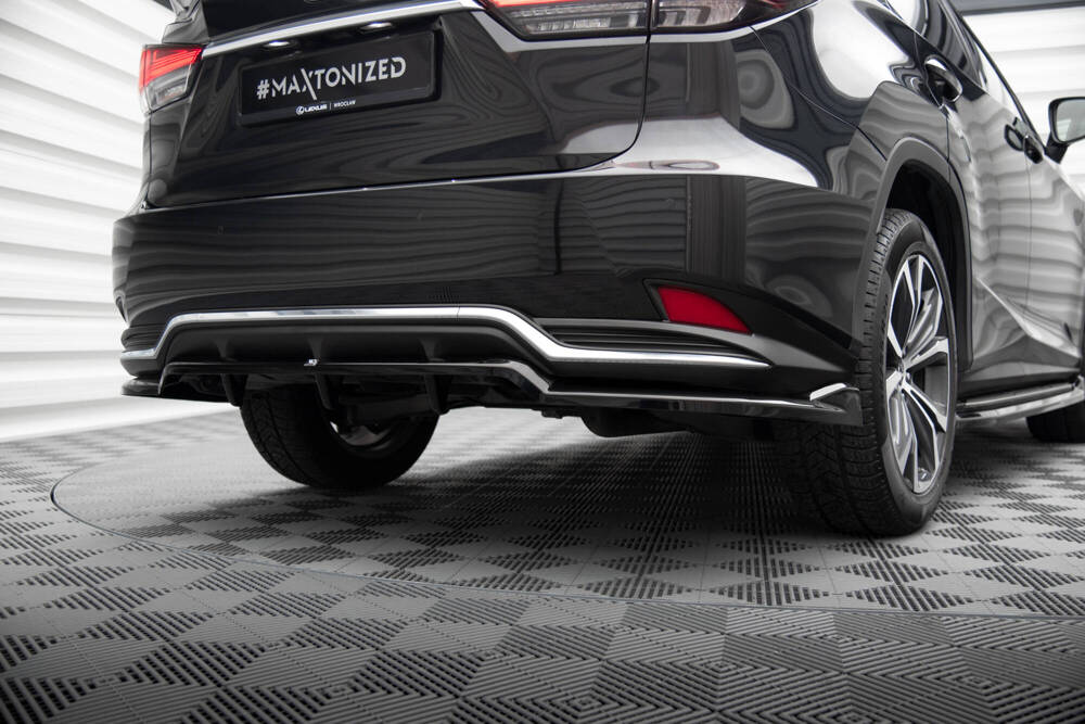 Diffuser Lexus RX Mk4 Facelift 2019 -  2022 Maxton Glans Zwart