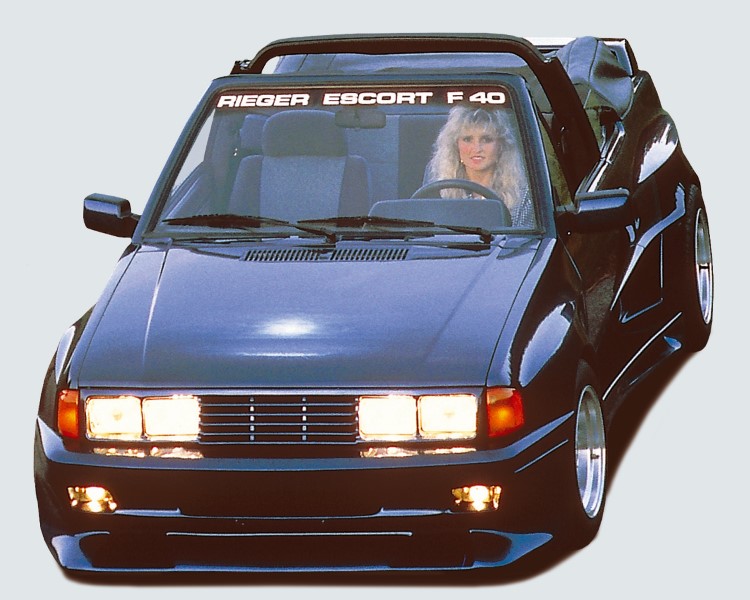Voorbumper Ford Escort 4 Breedversie ll Rieger